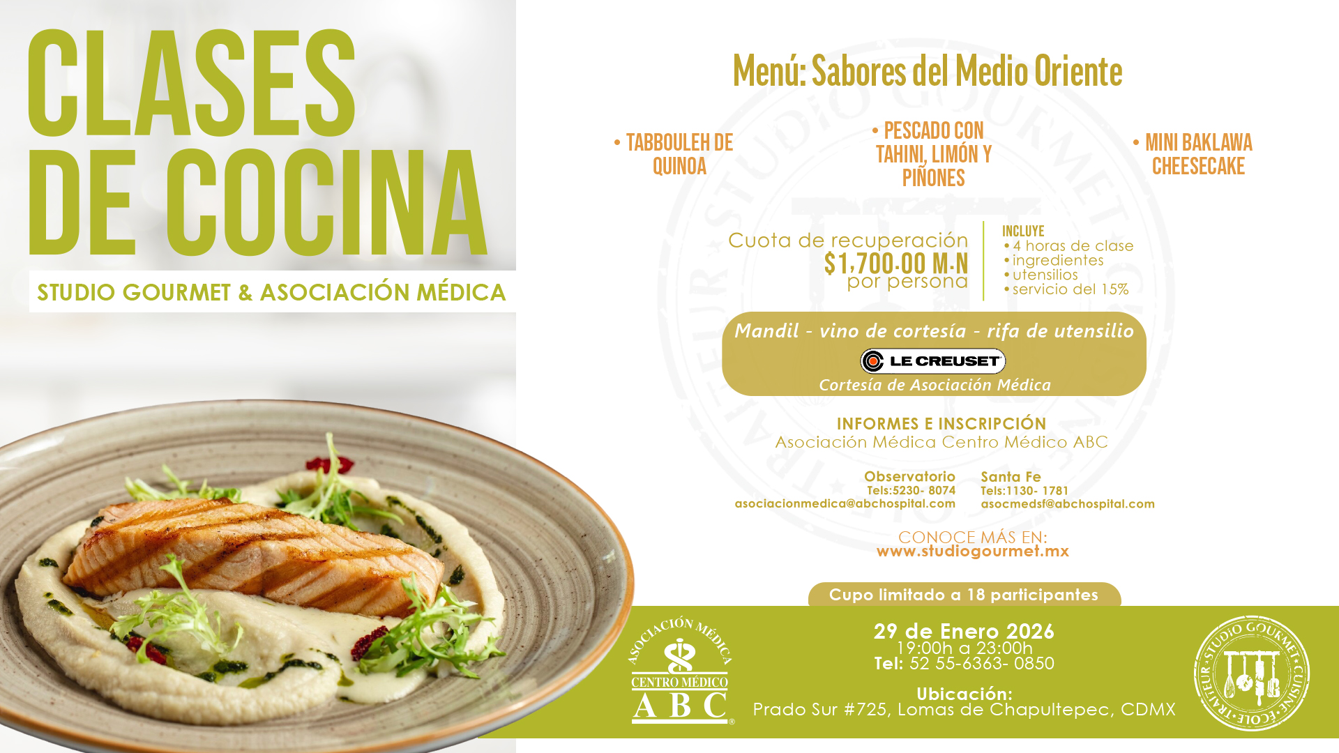 Clase de cocina | Enero